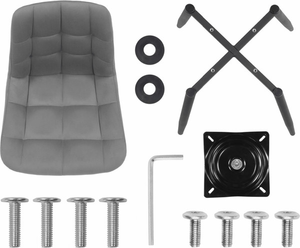 Изображение товара Стул Notta Челси 360 / 626091 ( темно-серый ZD 995/черный)