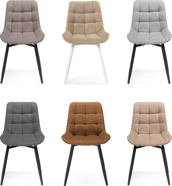 Изображение товара Стул Notta Челси 360 / 626091 ( темно-серый ZD 995/черный)