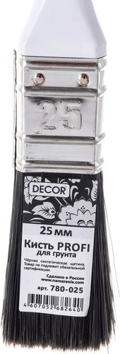 Изображение товара Кисть малярная Decor Profi для грунта / 780-025 (25х15мм)
