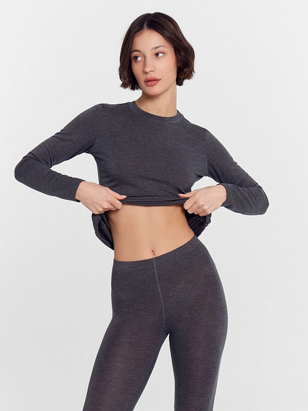 Изображение товара Комплект термобелья Mark Formelle 692432 (р.164/170-84-90, меланж темно-серый 4348-F)