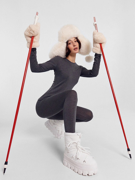 Изображение товара Комплект термобелья Mark Formelle 692432 (р.164/170-92-98, меланж темно-серый 4348-F)