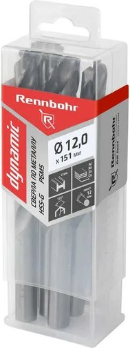 Изображение товара Набор сверл Rennbohr 12.0х151мм Dinamic P9M3 / 666120 (5шт)
