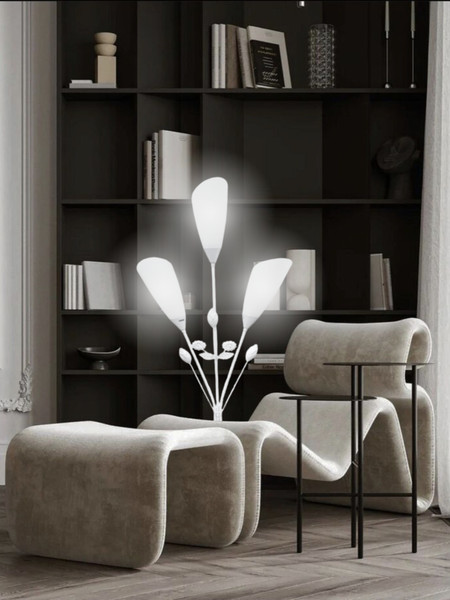 Изображение товара Торшер Aitin-Pro НТБ 05-3x40-107 / 5398/3 (белый)