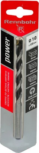 Изображение товара Сверло Rennbohr ЦХ 10x120мм / 606010