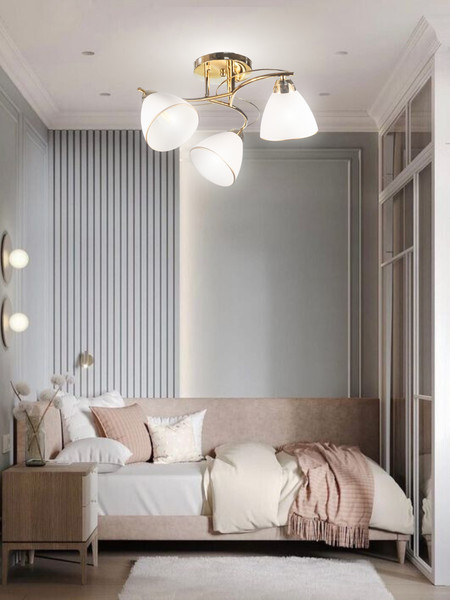 Изображение товара Люстра Aitin-Pro НПБ 02-3x60-101 / 8206/3 (золото)