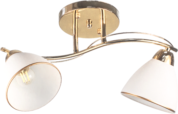 Изображение товара Потолочный светильник Aitin-Pro НПБ 02-2x60-101 / 8206/2 (золото)