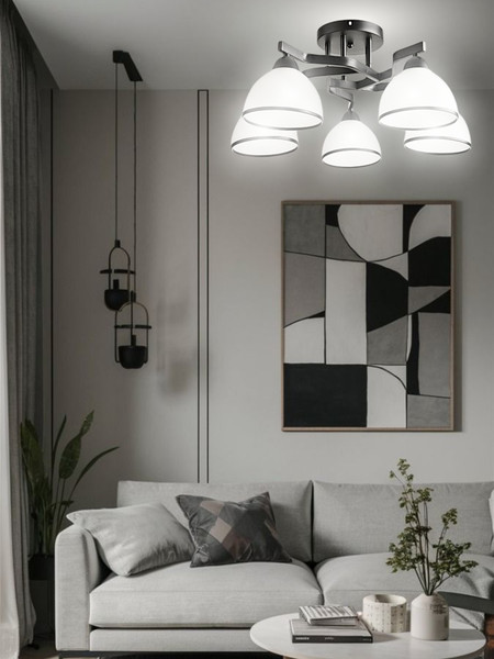 Изображение товара Люстра Aitin-Pro НПБ 02-5x60-101 / 8205/5 (черный)