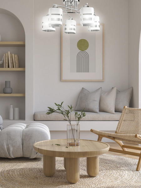 Изображение товара Люстра Aitin-Pro НПБ 02-5x60-101 / 8195/5A (хром)