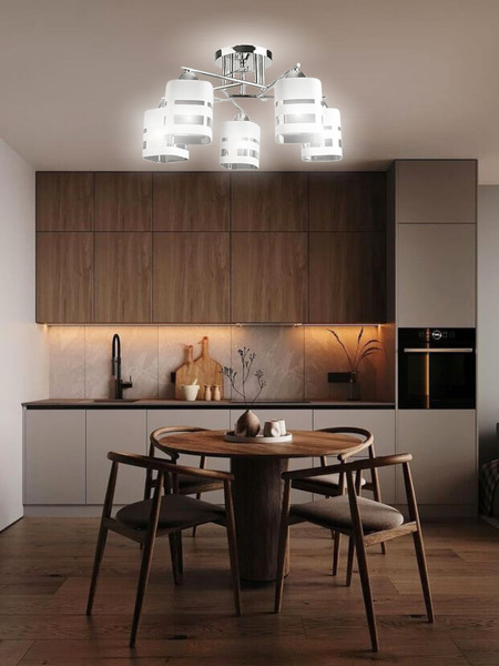 Изображение товара Люстра Aitin-Pro НПБ 02-5x60-101 / 8195/5A (хром)