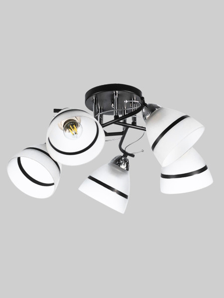 Изображение товара Люстра Aitin-Pro НПБ 02-5x60-101 / 8172/5 (черный/хром)