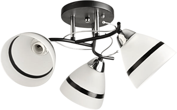 Изображение товара Люстра Aitin-Pro НПБ 02-3x60-101 / 8172/3 (черный/хром)