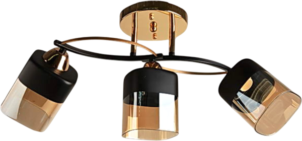 Изображение товара Люстра Aitin-Pro НПБ 02-3x60-101 / 7570/3 (золото/черный)