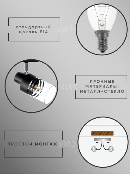 Изображение товара Спот Aitin-Pro НПБ 02-2x40-102 / 7504/2 (черный/хром)