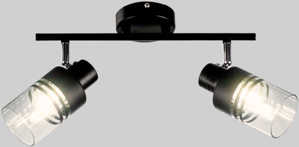 Изображение товара Спот Aitin-Pro НПБ 02-2x40-102 / 7504/2 (черный/хром)