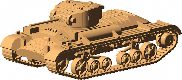 Изображение товара Сборная модель Звезда Британский пехотный танк Валентайн II / 6280