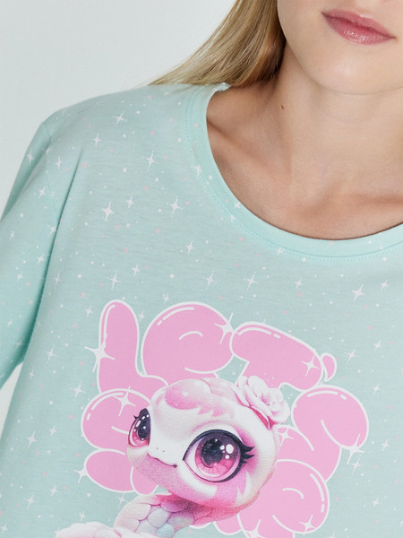 Изображение товара Пижама детская Mark Formelle 567740 (р.128-64, мерцание на бирюзе)