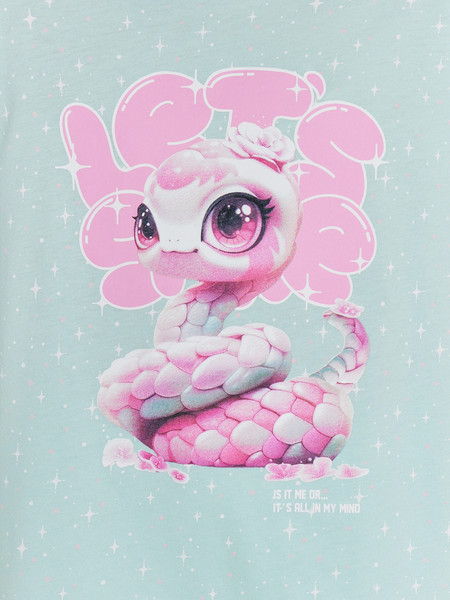 Изображение товара Пижама детская Mark Formelle 567740 (р.128-64, мерцание на бирюзе)