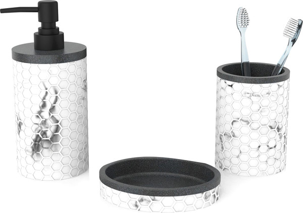 Изображение товара Набор аксессуаров для ванной FORA Magnetic (3 предмета)