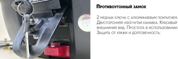 Изображение товара Кофр для мотоцикла AVM 818 (металлик)