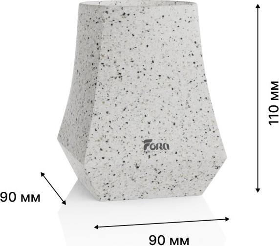 Изображение товара Набор аксессуаров для ванной FORA Volcano (3 предмета)