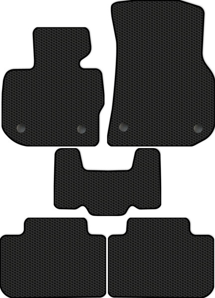 Изображение товара Комплект ковриков для авто Alicosta 0217_1 для BMW X4 II SUV/G02 2018-2021 (EVA соты, черный)