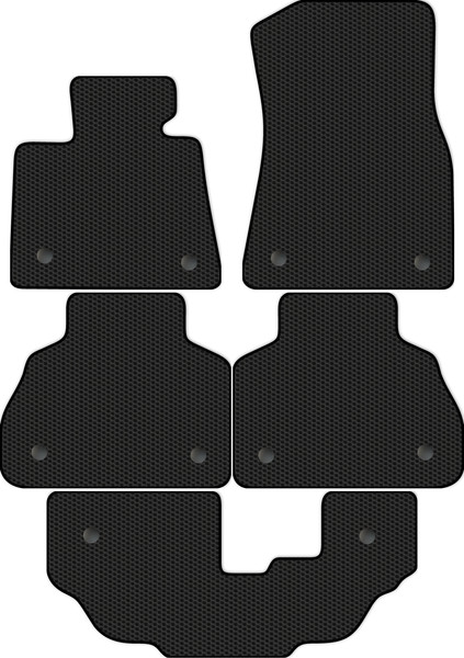 Изображение товара Комплект ковриков для авто Alicosta 2239_1 для BMW X7 I SUV 7 мест/G07 2018-н.в. (EVA соты, черный)