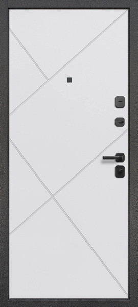 Изображение товара Входная дверь Guard 86x205x7 правая (серебристый/белый матовый)