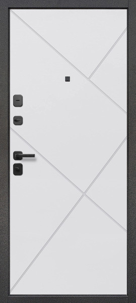 Изображение товара Входная дверь Guard 96x205x7 левая (серебристый/белый матовый)