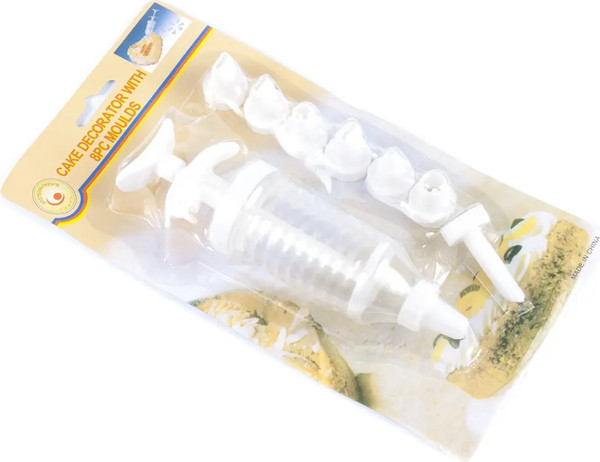 Изображение товара Шприц кондитерский Белбогемия 10488465 / 74656 (с насадками 8шт)