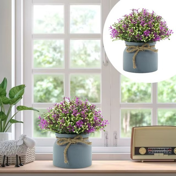 Изображение товара Искусственное растение Merry Bear Home Decor EGB5524009 (19см, фуксия)