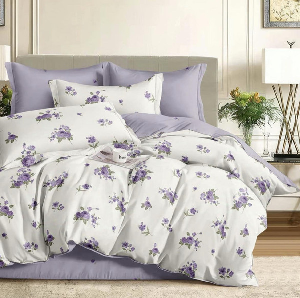 Изображение товара Комплект постельного белья Alleri Перкаль Elite 2сп с европростыней / Пер-157