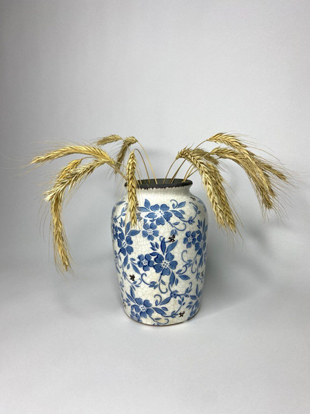 Изображение товара Ваза Merry Bear Home Decor Гжель / 50006379