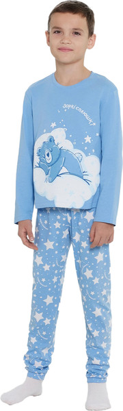 Изображение товара Пижама детская Mark Formelle 563323 (р.104-56-51, синий туман/звезды на синем)