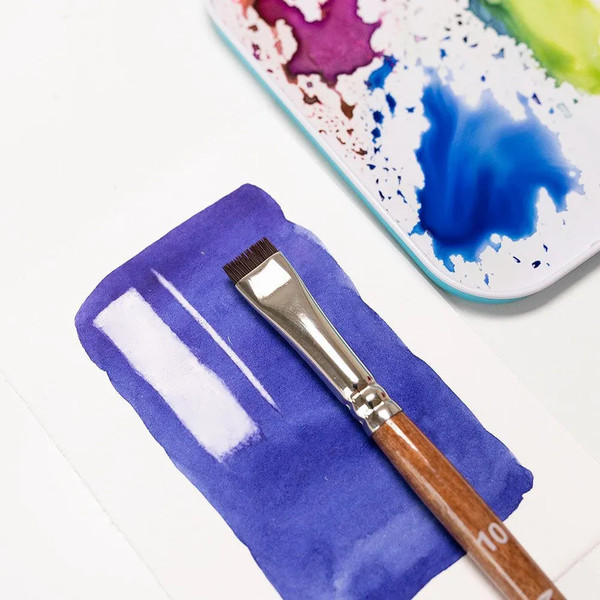 Изображение товара Кисть для рисования Малевичъ Frida №10 / 750007 (плоская)