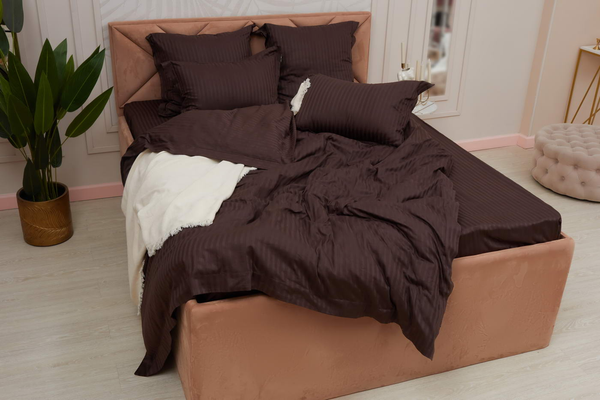 Изображение товара Комплект постельного белья Sofi de Marko Моне 1.6 / 1.6-СС-М-14 (шоколад)