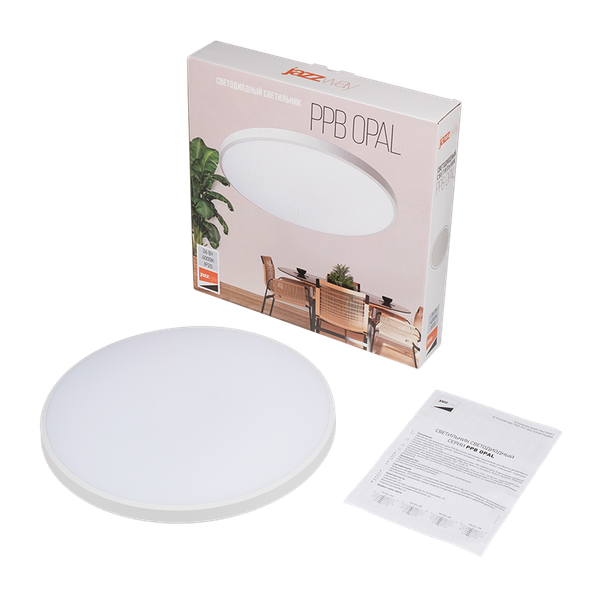 Изображение товара Потолочный светильник JAZZway PPB OPAL 36W 4000K WH IP20 / 5060845