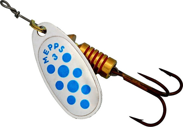 Изображение товара Блесна Mepps Comet 3 Silver/Blue Dots / 529337-B