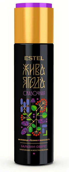 Изображение товара Набор косметики для волос Estel Жива Ягода сказочная Шампунь 300мл+Бальзам 250мл+Спрей 200мл