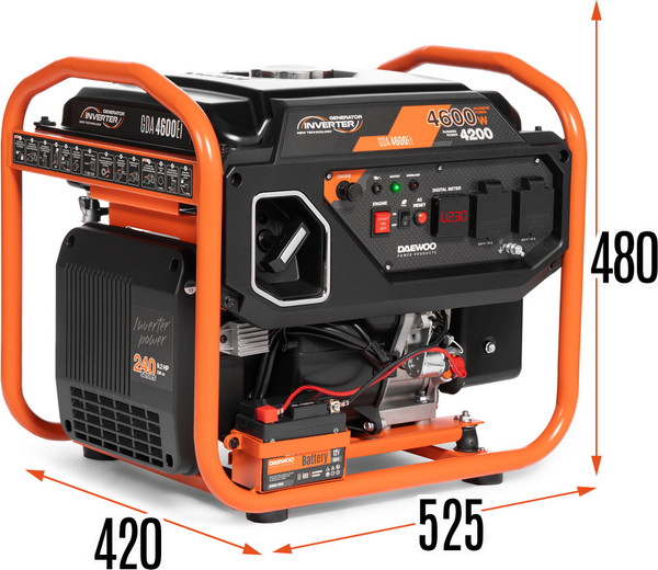 Изображение товара Инверторный генератор Daewoo Power GDA 4600Ei