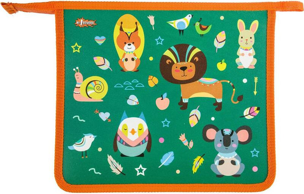 Изображение товара Папка для тетрадей №1 School Animals ПТ-735 / 1557040 (оранжевый)