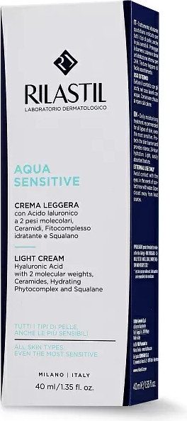 Изображение товара Крем для лица Rilastil Aqua Sensitive Легкий (40мл)