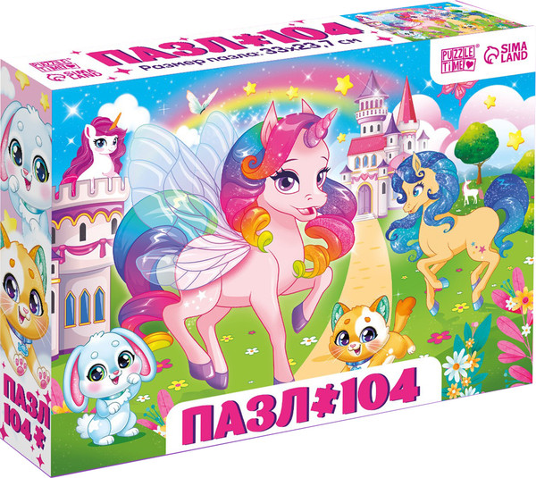 Изображение товара Пазл Puzzle Time Страна единорогов / 10733558 (104эл)