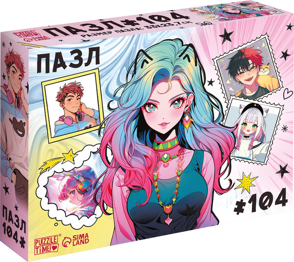 Изображение товара Пазл Puzzle Time Мир аниме / 10733555 (104эл)
