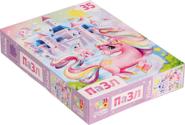Изображение товара Пазл Puzzle Time Страна единорогов / 6880922 (35эл)