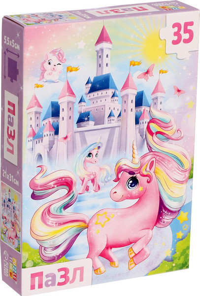 Изображение товара Пазл Puzzle Time Страна единорогов / 6880922 (35эл)