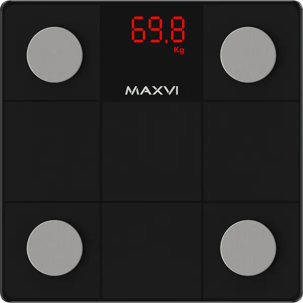 Изображение товара Напольные весы электронные Maxvi BS101 (черный)