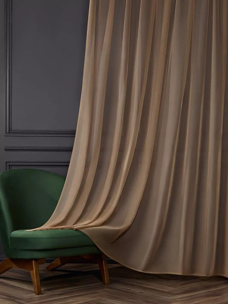 Изображение товара Гардина Arya Veo Вуаль 300x260 (кофе с молоком)