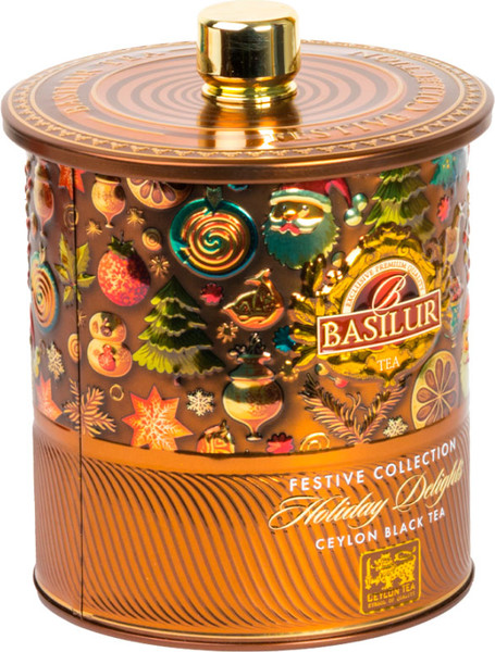 Изображение товара Чай листовой Basilur Праздничная коллекция Праздничное наслаждение черный (75г)