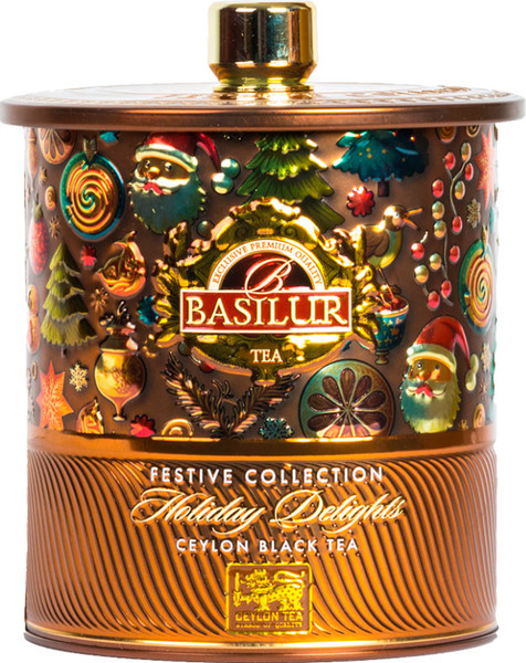 Изображение товара Чай листовой Basilur Праздничная коллекция Праздничное наслаждение черный (75г)