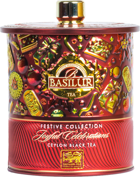 Изображение товара Чай листовой Basilur Праздничная коллекция Радостные праздники черный (75г)